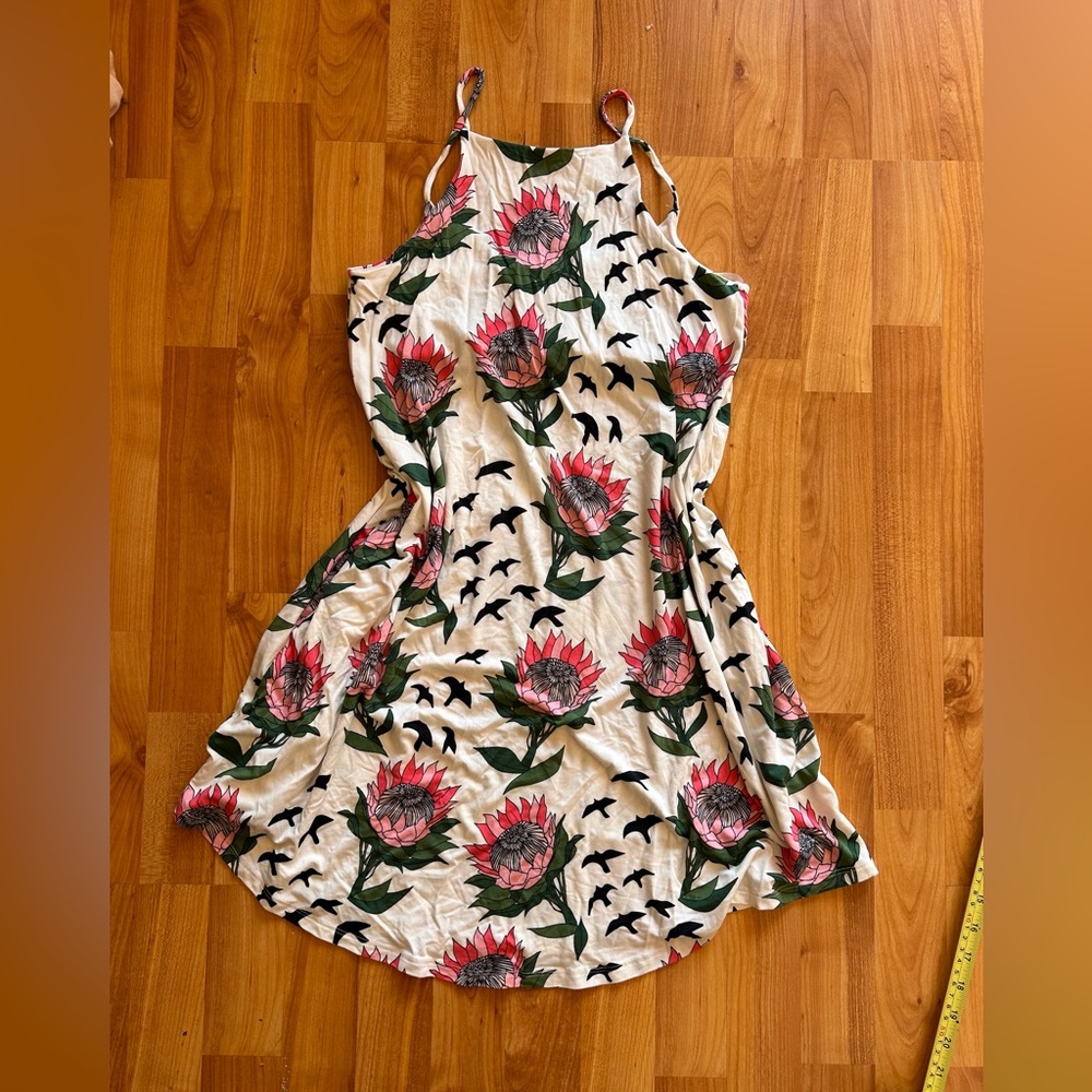 Fighting Eel jersey minidress, protea, M